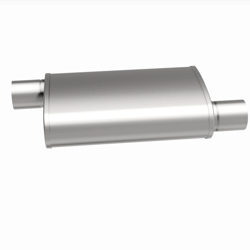 MagnaFlow 4" X 9" Oval Offset/Offset XL Multi-Chamber Performance Muffler 13236 360 Degree Image Set