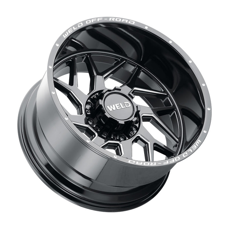 Weld Off-Road W117 22X10 Fulcrum 5X139.7 5X150 ET-18 BS4.75 Gloss Black MIL 110.2 W11720070475 W11720070475 Photo - Primary