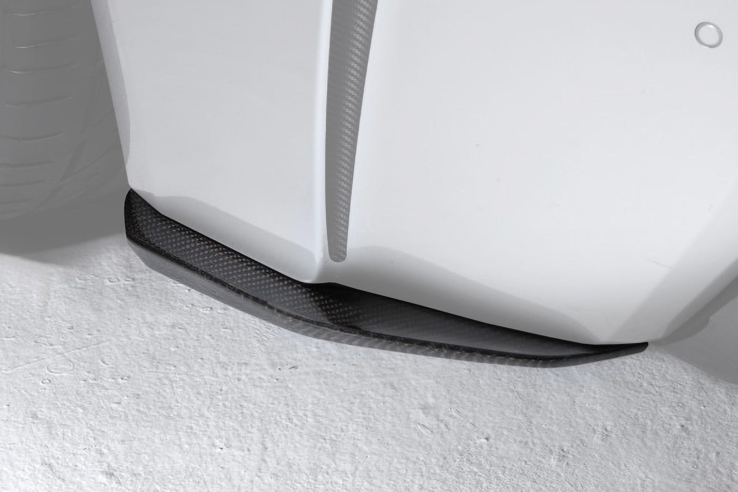 TOM'S Racing Rear Bumper Side Diffuser (FRP-Unpainted) - 2015-2019 Lexus RCF
