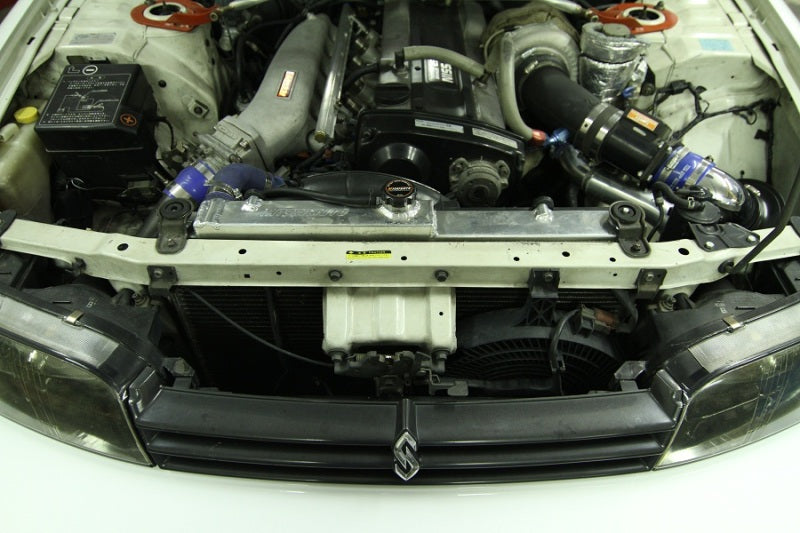 Mishimoto Aluminum Racing Radiator R33/R34 Nissan Skyline Manual Transmission MMRAD-RHD-R33 Photo - Mounted