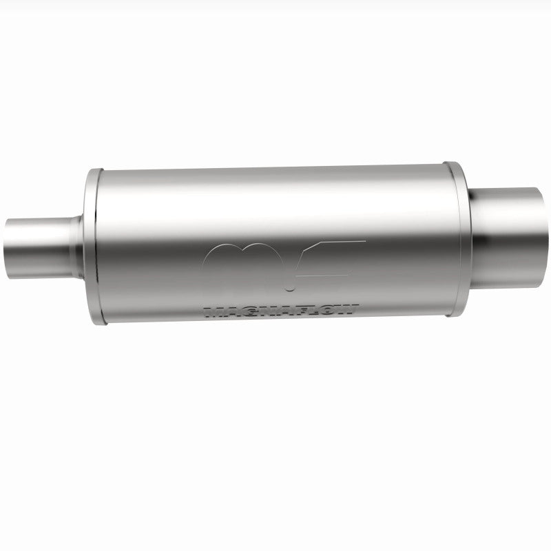 MagnaFlow 6" Round Center/Center Performance Muffler With Tip 14822 360 Degree Image Set