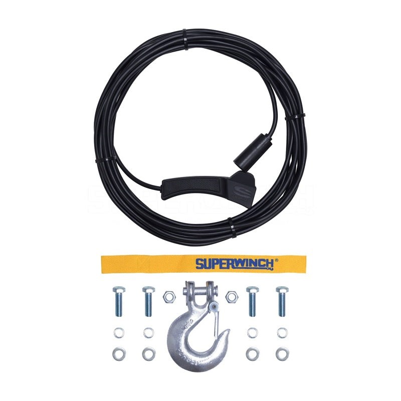 Superwinch 5500 LBS 12 VDC 1/4in x 60ft Synthetic Rope S5500 Winch 1455201 1455201 Photo - Unmounted