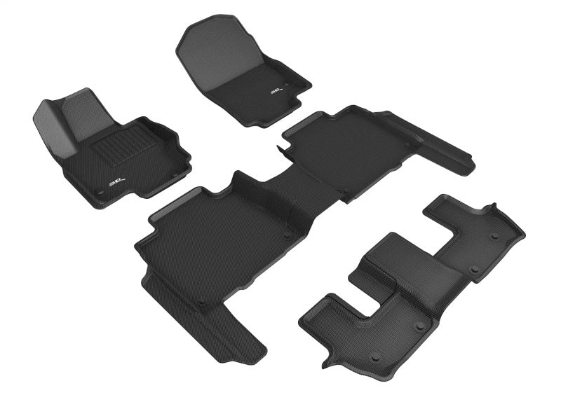 3D MAXpider 18-21 Audi Q5/SQ5 Elegant Hybrid 1st 2nd Row Floormat - Black SLAD04704709 L1MB13801509 Photo - Primary