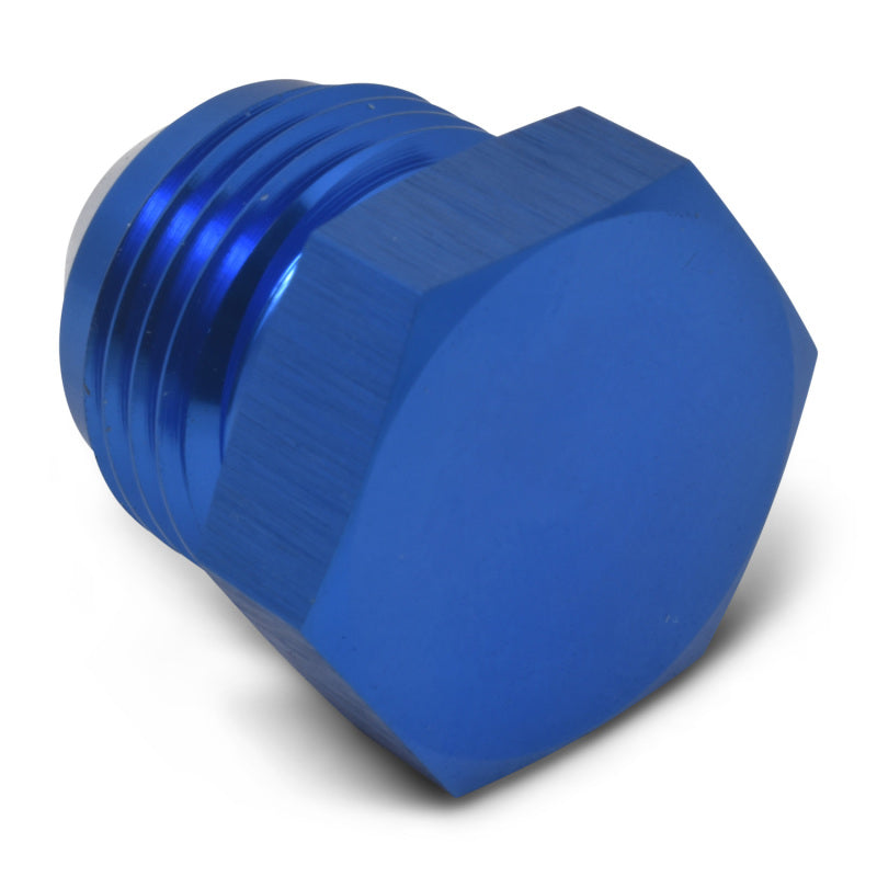 Russell -6 AN Flare Plug Adapters (Blue Finish) 660190 Photo - out of package