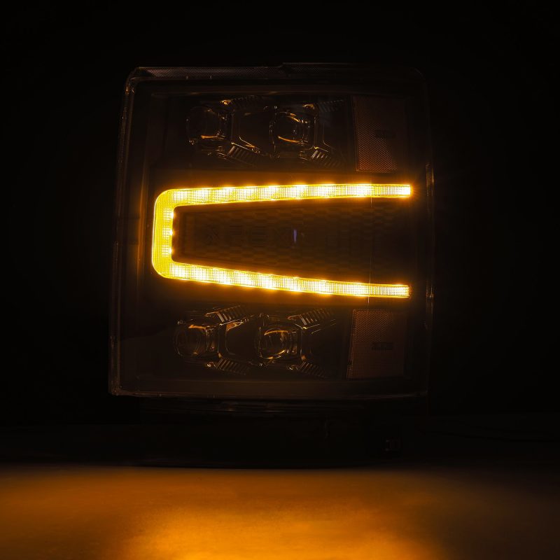 AlphaRex 04-15 Chevy 1500HD NOVA-Series LED Proj Headlights Black w/Activ Light/Seq Signal & SB DRL 880239 880239 User 3