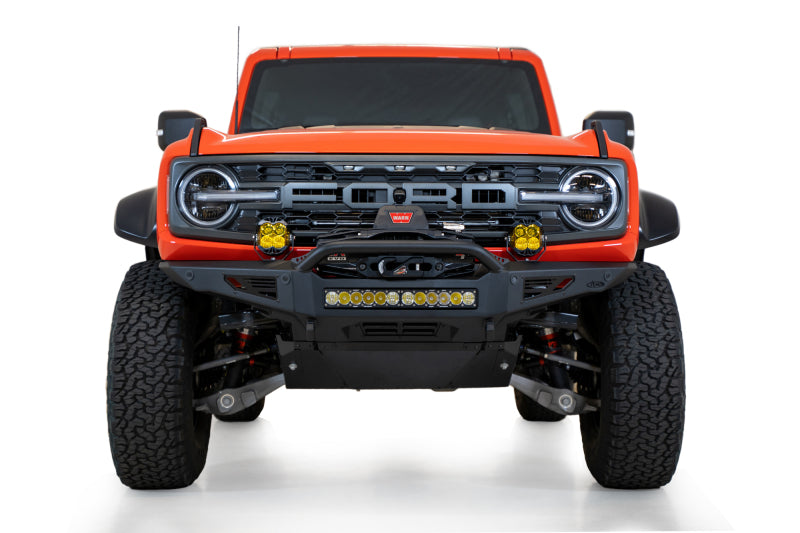 Addictive Desert Designs 22-23 Ford Bronco Raptor Rock Fighter Front Bumper F260181060103 F260181060103 Photo - Mounted