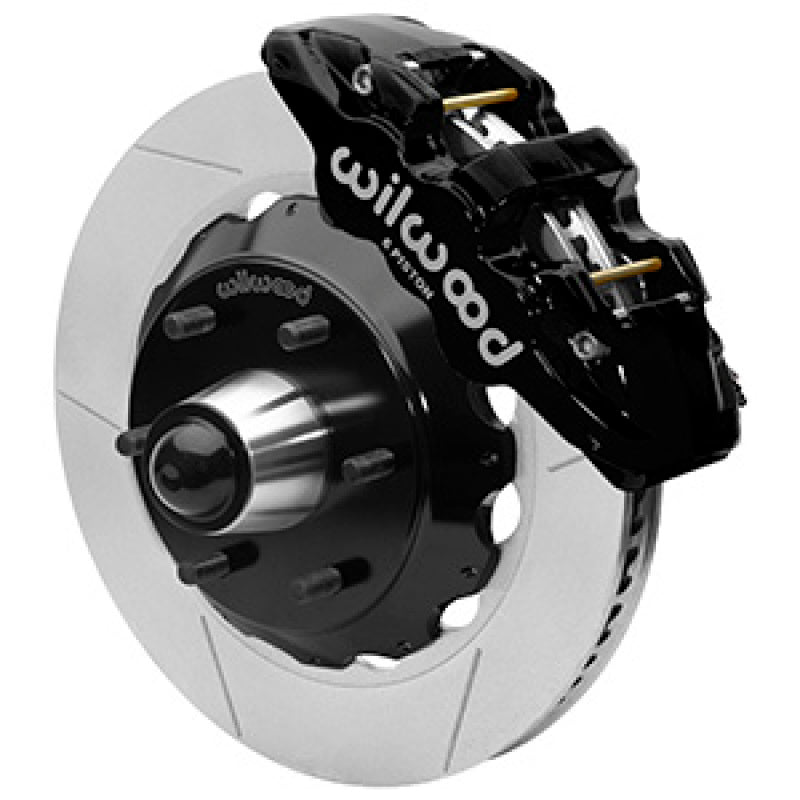 Wilwood 63-87 C10 CPP Spindle AERO6 Front BBK 14in Slotted 6x5.5 BC - Black 140-16459 140-16459 User 1