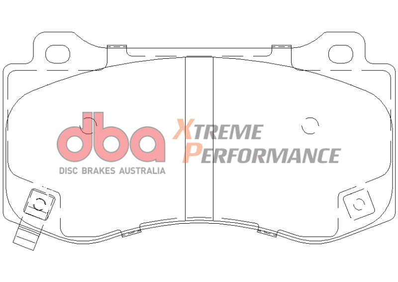 DBA 06-07 Dodge Magnum SRT8 / 06-09 Challenger SRT8 XP650 Front Brake Pads DB2259XP DB2259XP Photo - out of package