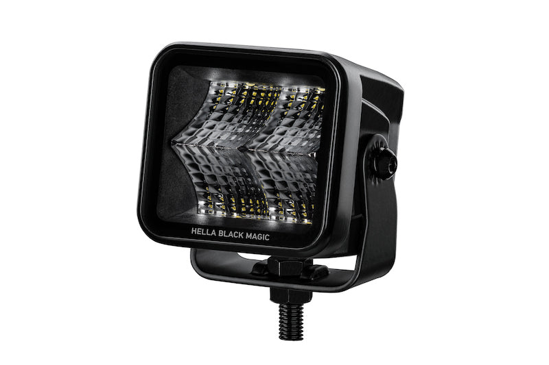 Hella Universal Black Magic 2.7in L.E.D. Cube Kit - Flood Beam 358176801 358176801 Photo - Primary