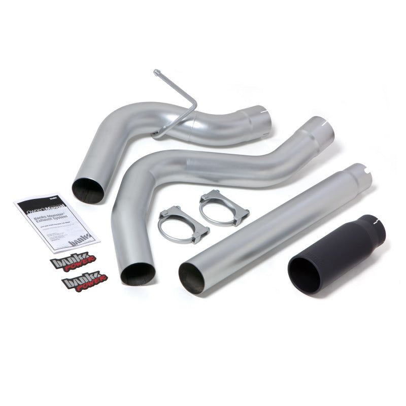 Banks Power 14-15 Ram 1500 3.0L Diesel Monster Exhaust System - SS Single Exhaust w/ Black Tip 48601-B 48601-B Photo - Primary