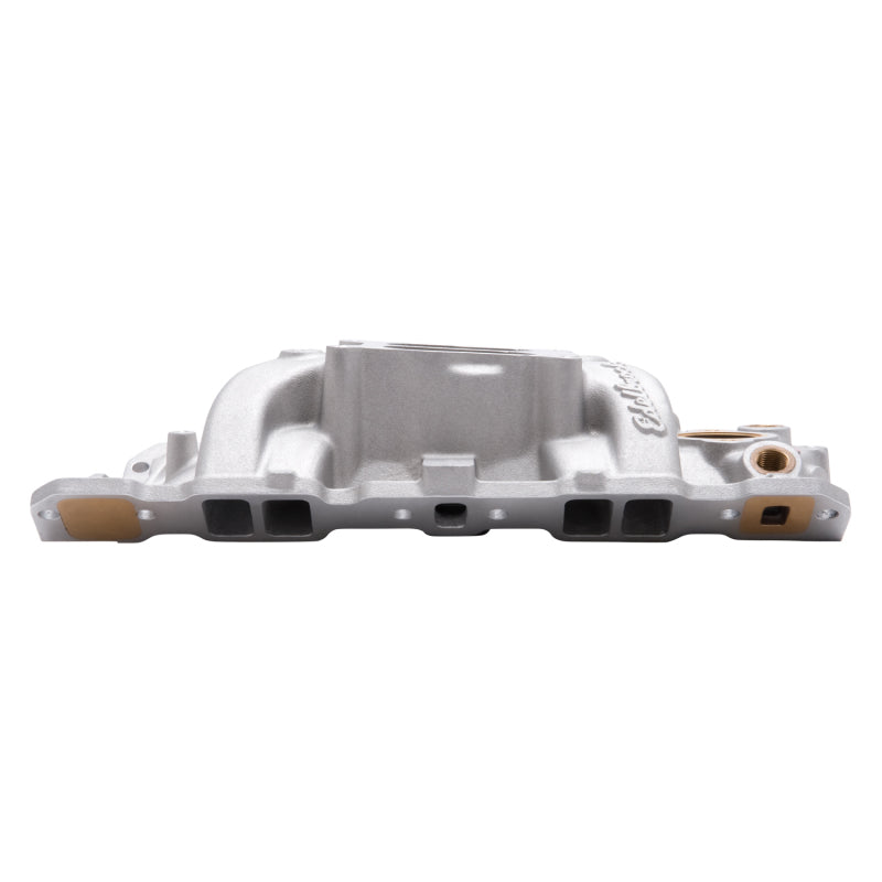 Edelbrock RPM Q-Jet Marine, SBC 23-Degree, 1955-1986, Manifold, with Brass 2504 Photo - out of package