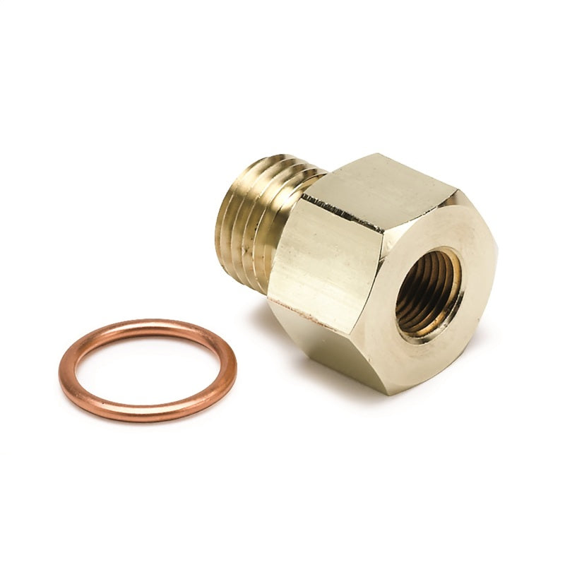 Autometer 1/8 in. NPT Female to 14mm x 1.5 Male Adapter Fitting 2267 Photo - Primary