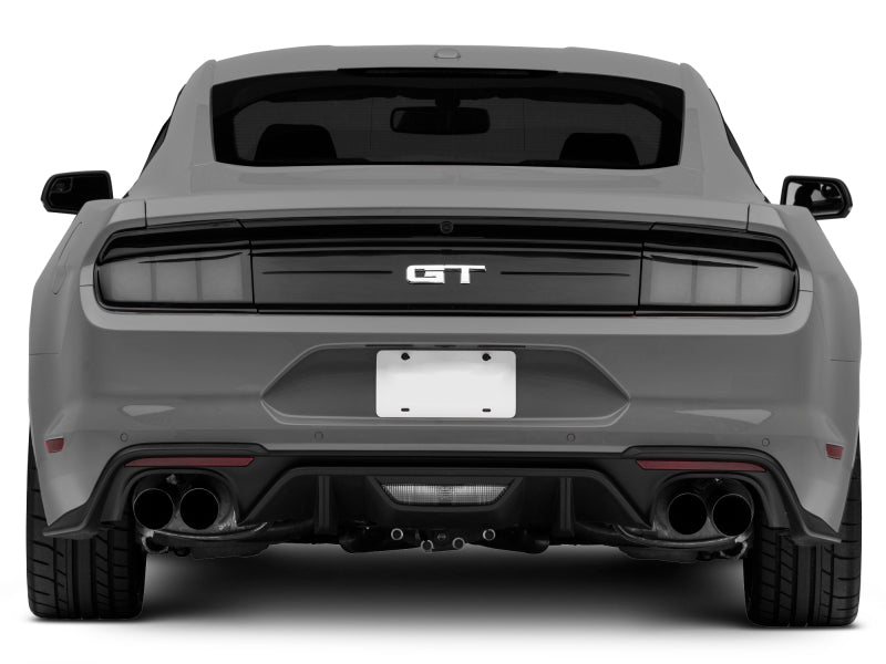 Raxiom 15-22 Ford Mustang Profile LED Tail Lights - Gloss Black Housing (Smoked Lens) 402183 402183 Photo - Close Up