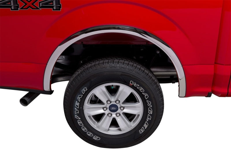 Putco 18-20 Ford F-150 - w/ or w/o Factory Fender Flares Stainless Steel Fender Trim 97266 97266 Photo - Mounted