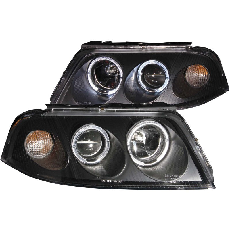 Anzo 2001-2005 Volkswagen Passat Projector Headlights w/ Halo Black 121357 Photo - Primary