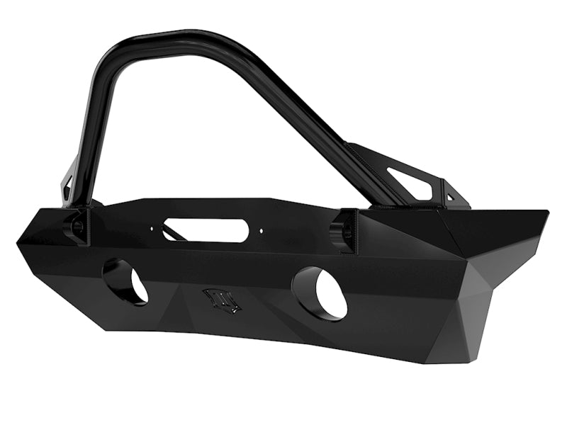 ICON 07-18 Jeep Wrangler JK Pro Series Front Bumper Rec Winch Mount w/Bar/Tabs 25215 25215 Photo - Unmounted