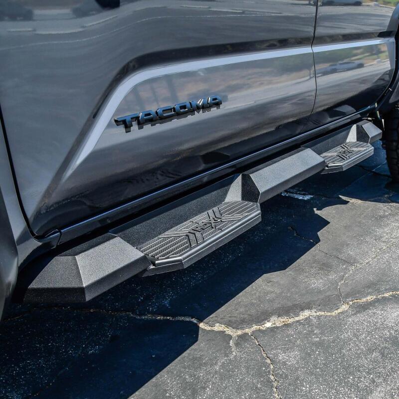 Westin/HDX 2024+ Toyota Tacoma Double Cab Xtreme Nerf Step Bars - Textured Black 56-22785 56-22785 Photo - Mounted