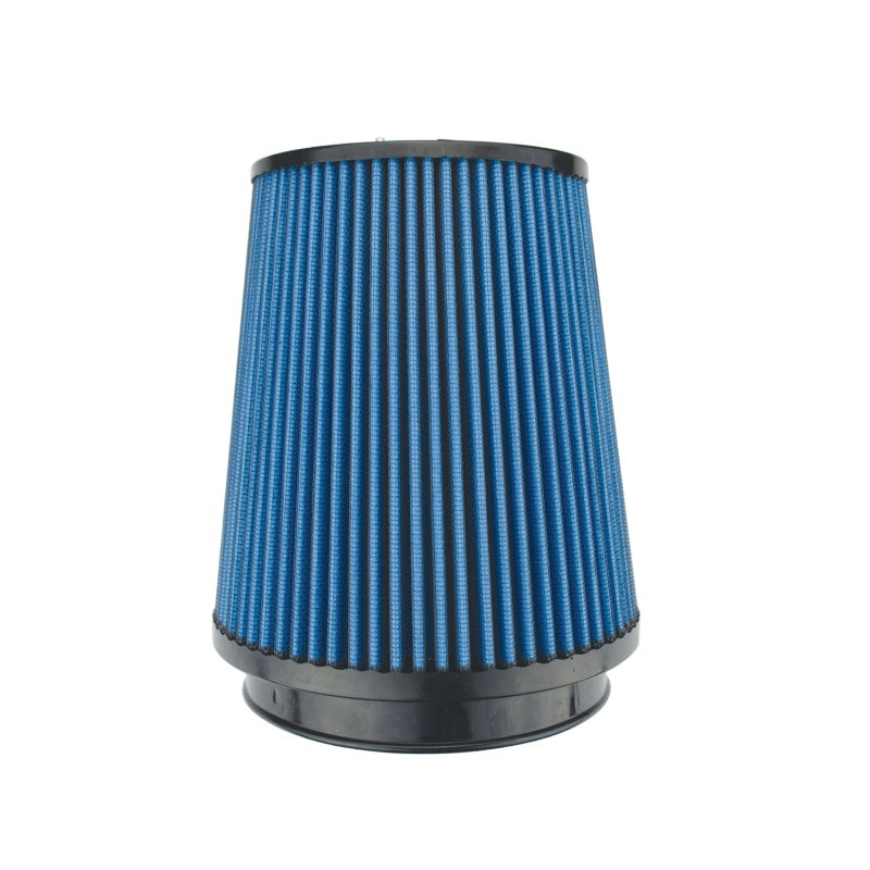 Injen NanoWeb Dry Air Filter 5.00in Inlet w/ShurLok 6.50in Base/ 5.00in Top w/ Barb Fitting X-1099-BB X-1099-BB Photo - Primary