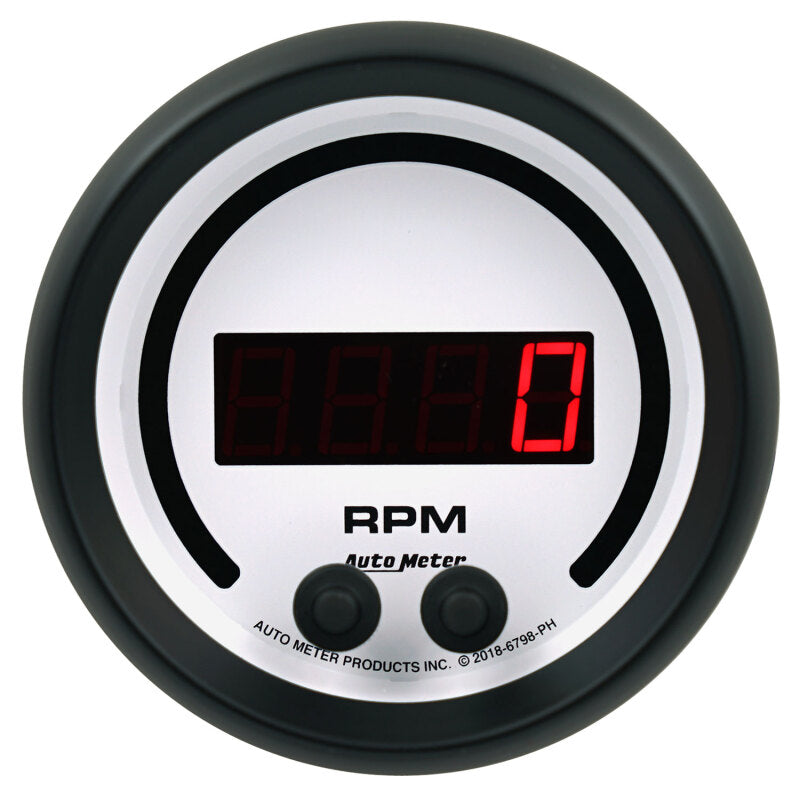 Autometer 85.7mm White 0-16K RPM Tachometer Phantom Elite Digital Gauge 6798-PH 6798-PH User 2