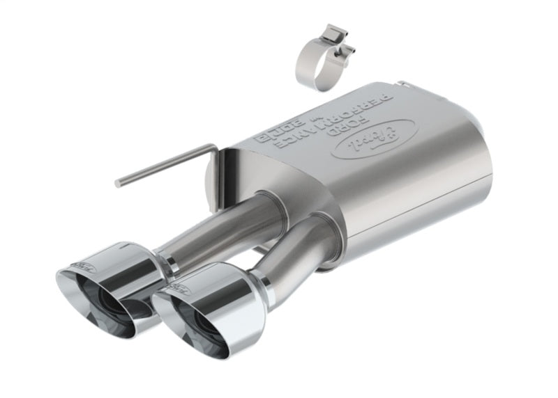 Ford Racing 2024 Mustang 5.0L Sport Non-Active Cat-Back Exhaust w/Valance - Chrome Tip M-5200-M5SCV M-5200-M5SCV Photo - Unmounted