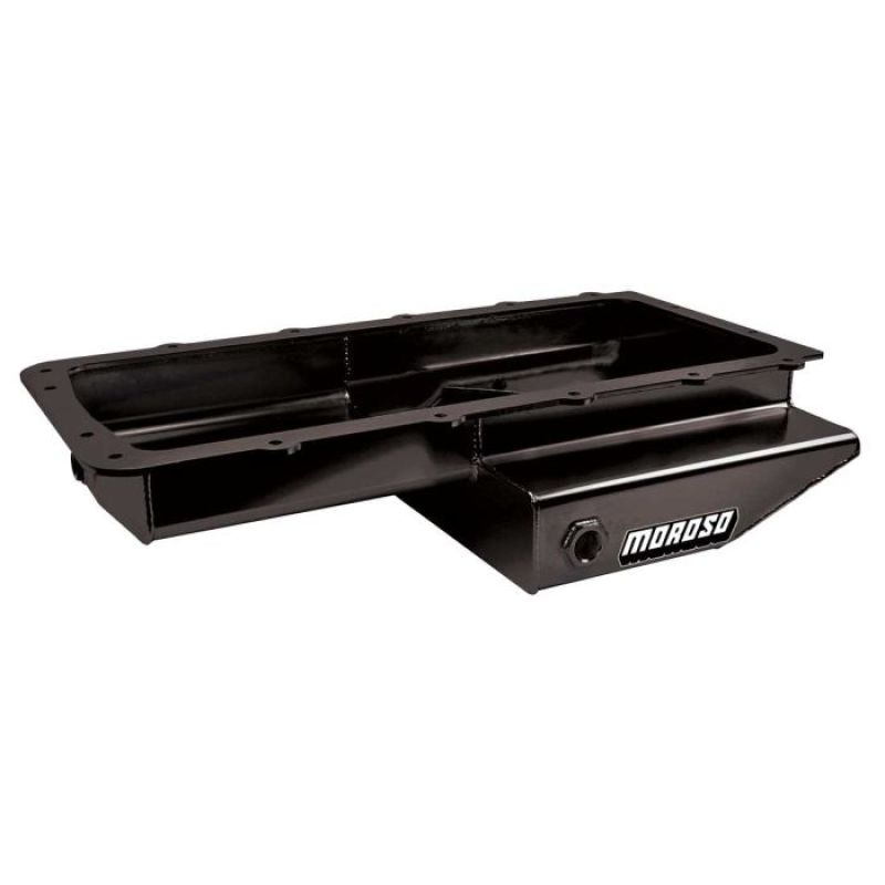 Moroso Ford 5.0L/5.2L Coyote Cobra Replica Road Race Baffled Rear T-Sump Steel Black Pc Oil Pan 20568 20568 User 1