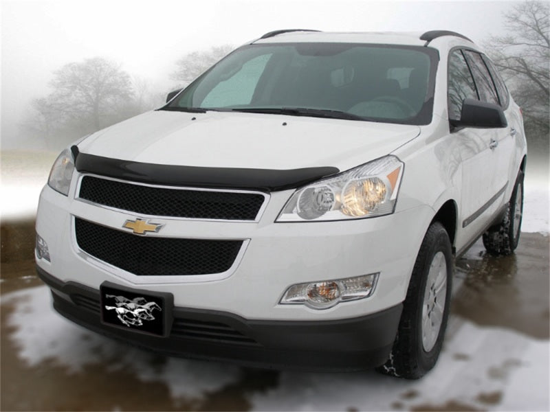 Stampede Vigilante Premium Hood Protector, Smoke, for 2009-2012 Chevrolet 2046-2 Photo - Mounted