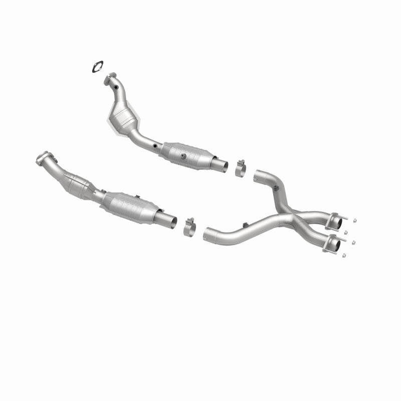 MagnaFlow Ford Mustang HM Grade Federal / EPA Compliant Direct-Fit Catalytic Converter 93671 360 Degree Image Set