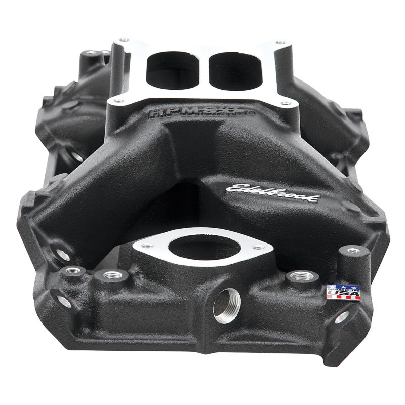 Edelbrock Intake Manifold, Rpm Air-gap, Small-block Chrysler 340-360, Black 75763 Photo - Unmounted