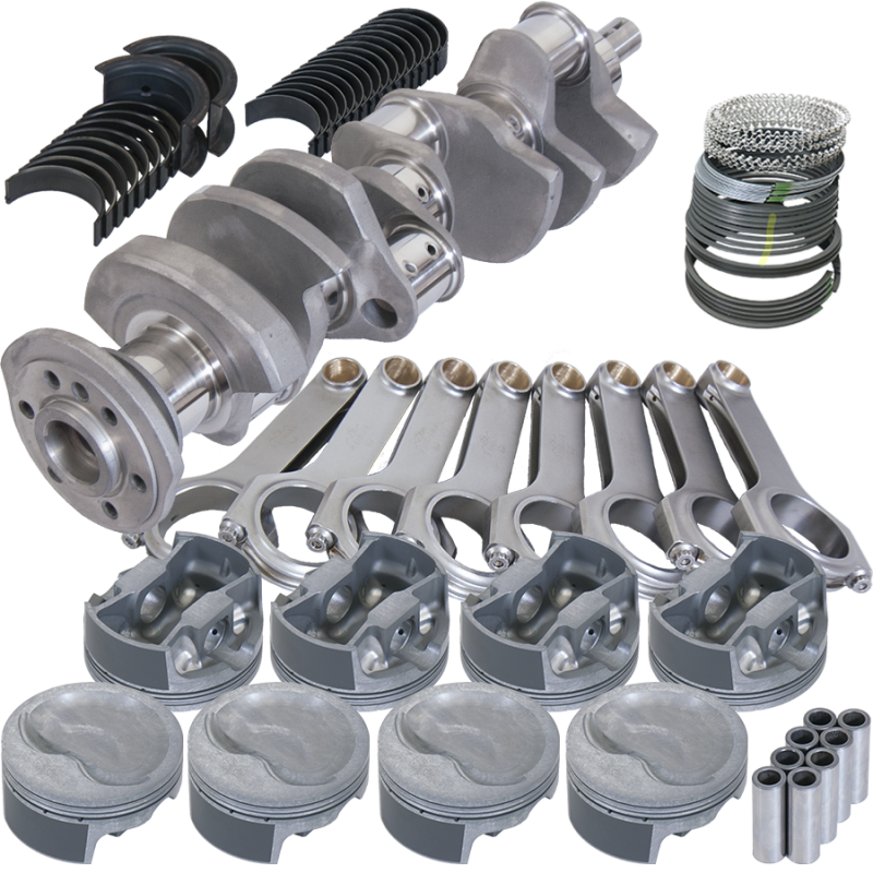 Eagle Chevrolet Small Block Rotating Assembly +.030 Bore 6in H-Beam Rods 3.75 Stroke 12508030 12508030 Photo - Primary