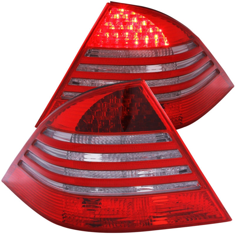 Anzo 2000-2005 Mercedes Benz S Class W220 LED Tail lights Red/Smoke 321122 Photo - Primary
