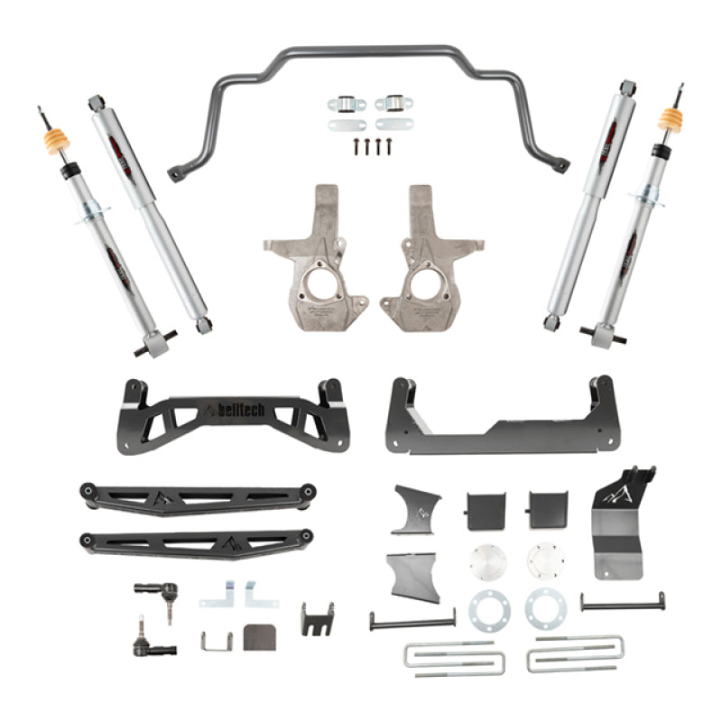 Belltech 16-18 Chevrolet Silverado / GMC Sierra 1500 4WD 7-9in Suspension Lift Kit w/ Shocks 150203TPS 150203TPS Photo - Primary