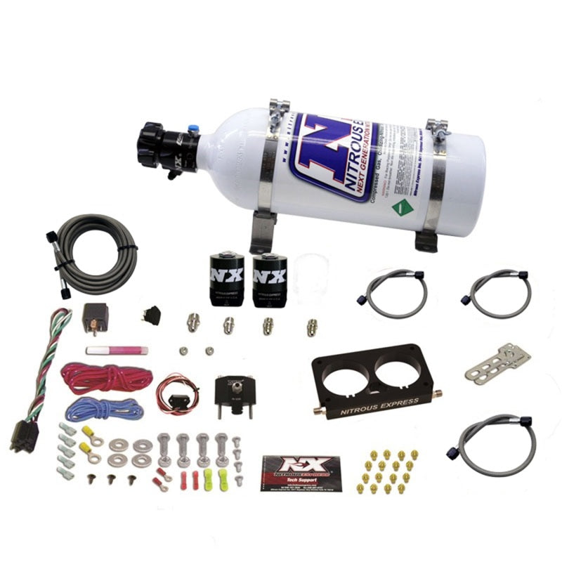 Nitrous Express 96-04 Ford Mustang Cobra 4 Valve (Stock TB) Nitrous Kit (50-300HP) w/5lb Bottle 20950D-05 20950D-05 Photo - Primary