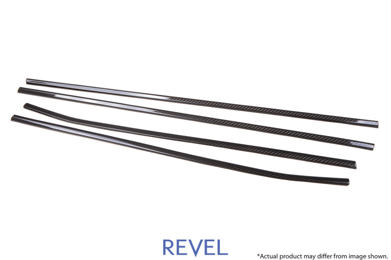 Revel GT Dry Carbon Window Outer Trim (FL/FR/RL/RR) 15-18 Subaru WRX/STI - 4 Pieces 1TR4GT0AS19 1TR4GT0AS19 User 1