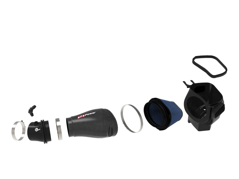 aFe Track Series Carbon Fiber Pro 5R AIS - 19-20 Jeep Grand Cherokee Trackhawk 6.2L 57-10009R 57-10009R Photo - Unmounted