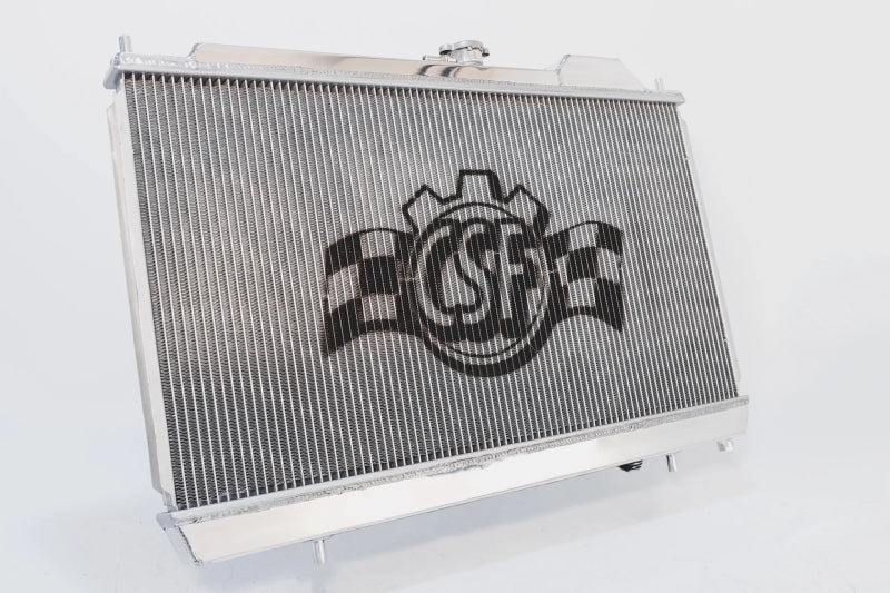 CSF Mitsubishi Evo 7/8/9 - Full Size Slim Radiator w/ 12-inch SPAL fan 7075 Photo - out of package