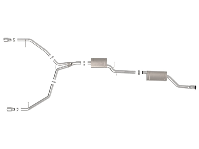 aFe MACH Force-Xp 13-16 Audi Allroad L4 SS Cat-Back Exhaust w/ PolishedTips 49-36438-P 49-36438-P Photo - Unmounted