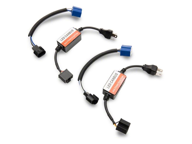 Raxiom 07-18 Jeep Wrangler JK 7-In LED Headlights Orange Housing- Clear Lens J154700 J154700 Photo - Close Up