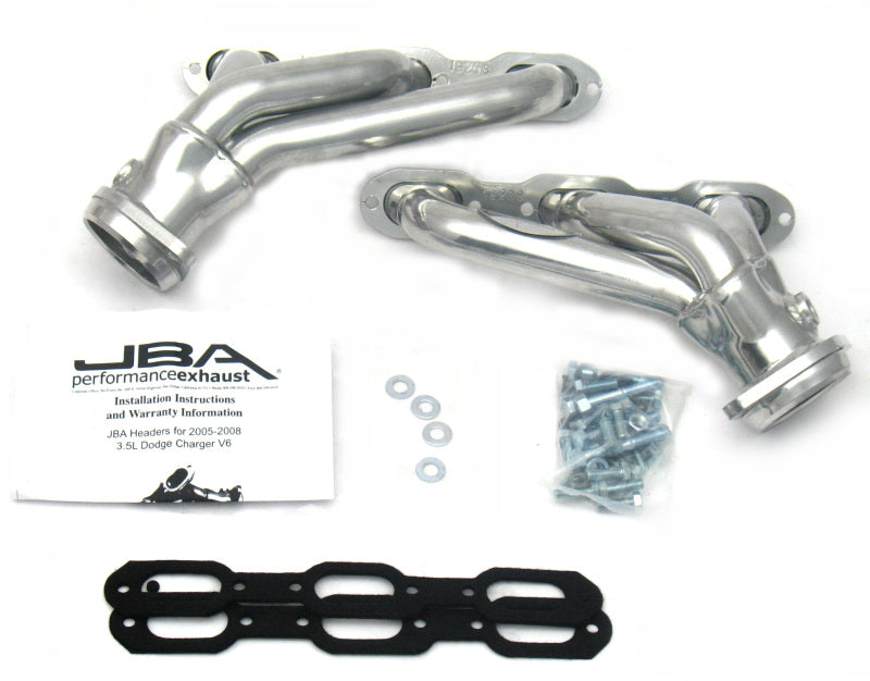 JBA 05-10 Chrysler 3.5L V6 1-5/8in Primary Silver Ctd Cat4Ward Header 1920SJS 1920SJS Photo - Primary