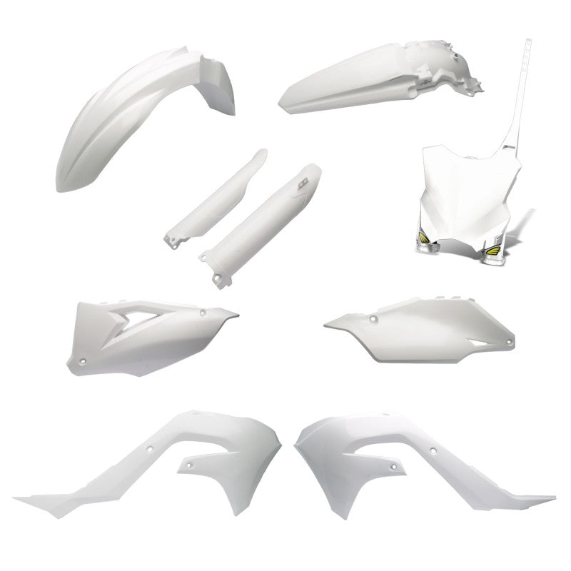 Cycra 21-23 Kawasaki KX450X Powerflow Body Kit White 1CYC-9325-42 1CYC-9325-42 Photo - Primary