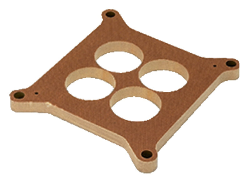 Moroso Carburetor Spacer, 1/2", 4-Hole, 1.75" dia. Bores Phenolic 4150/4160 64943 Photo - Primary