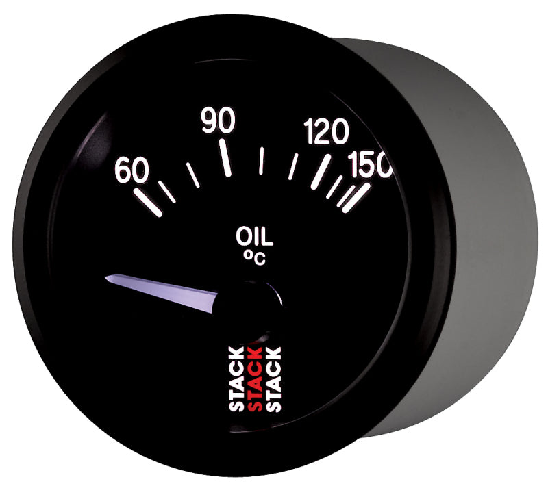 Autometer Stack 52mm 60-150 Deg C M10 Male Electric Oil Temp Gauge - Black ST3209 ST3209 User 3
