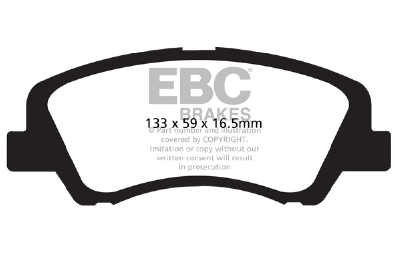 EBC Disc Brake Pad Set UD1593 Photo - Primary