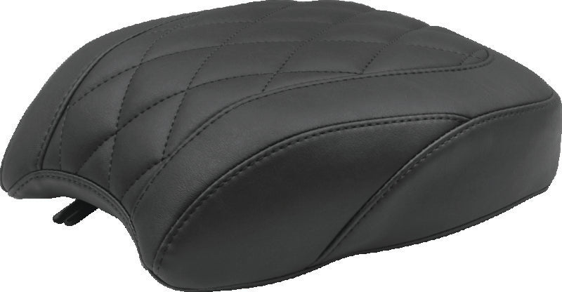 Mustang Motorcycle Mustang 06-17 Harley Dyna Standard Touring Passenger Seat w/Studs - Black 76108 76108 Photo - Primary