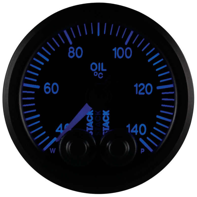 Autometer Stack 52mm 40-140 Deg C 1/8in NPTF Male Pro-Control Oil Temp Gauge - Black ST3509 ST3509 User 8