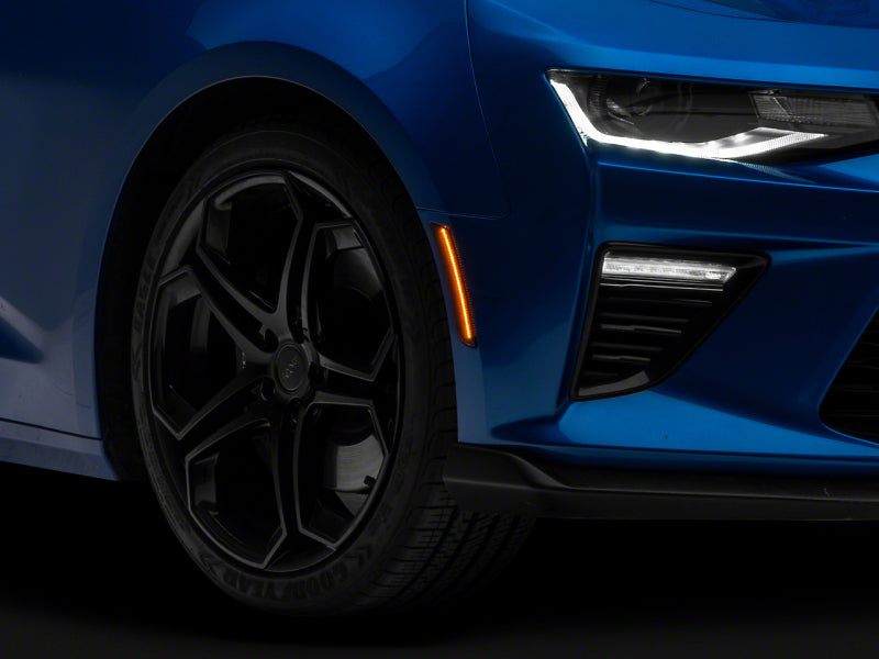 Raxiom 16-23 Chevrolet Camaro Axial Series LED Front and Rear Side Markers- Smoked CC2934 CC2934 Photo - Primary
