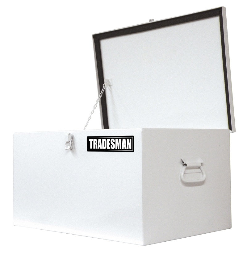 Tradesman Steel Job Site Box/Chest (Light Duty/Small) (24in.) - White 88024T 88024T User 1