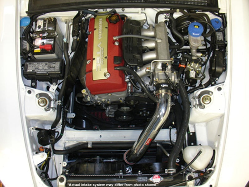 Injen 06-09 S2000 2.2L 4Cyl. Polished Cold Air Intake RD1306P Photo - Mounted
