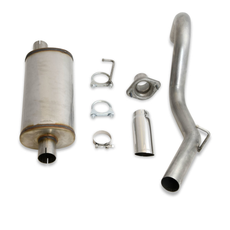 JBA 00-06 Jeep Wrangler TJ 2.5L/4.0L 304SS Single Rear Exit Cat-Back Exhaust 30-1501 30-1501 Photo - Primary