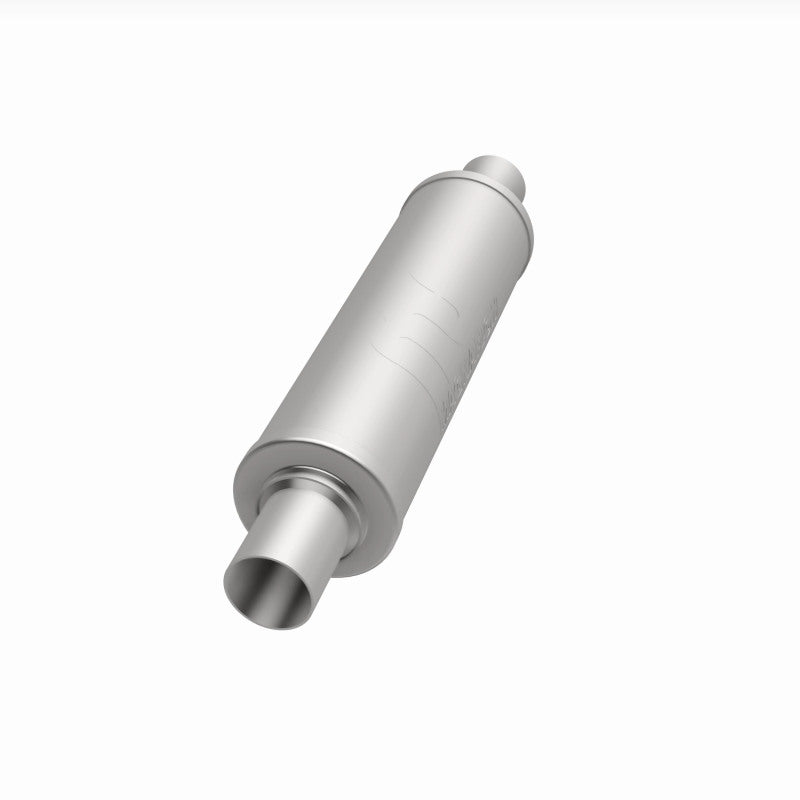 MagnaFlow 4" Round Center/Center Straight Through Performance Muffler 10414 360 Degree Image Set