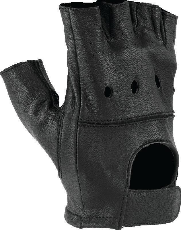 Kuryakyn Leather By River Road Diamond Shorty Gloves Black Womens - Small 094496 094496 User 1